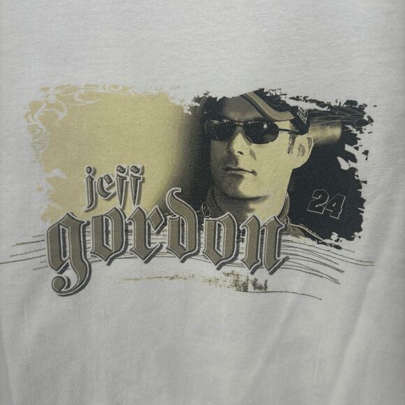 Nascar Chase Authentics 2005 Jeff Gordon Gothic Print T-Shirt Size L Y2K Racing - Picture 3 of 6